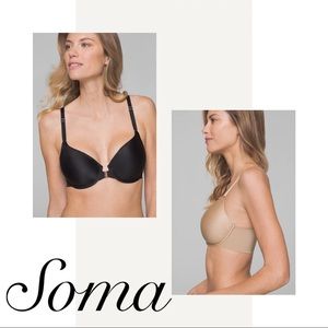 40C NWT SOMA 2-PACK Vanishing 360 Unlined Front TB